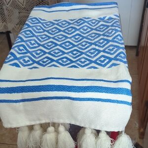Disney Blue and White Towel